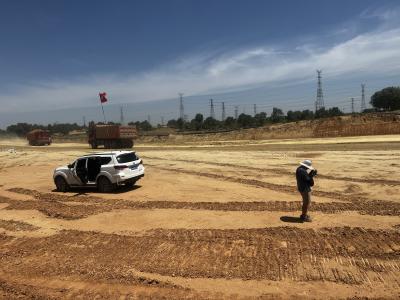 榆林经开区神延煤炭西湾露天煤矿拍摄中